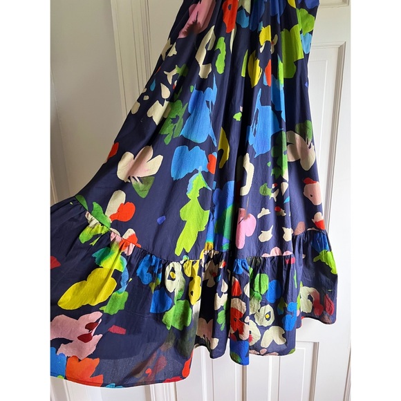 Anthropologie WHIT TWO Floral Halter MIDI Dress - Picture 12 of 15